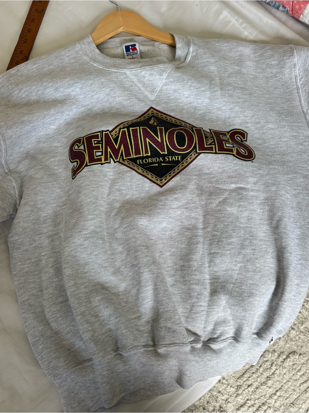 Florida State Seminoles Gray Crewneck Sweatshirt